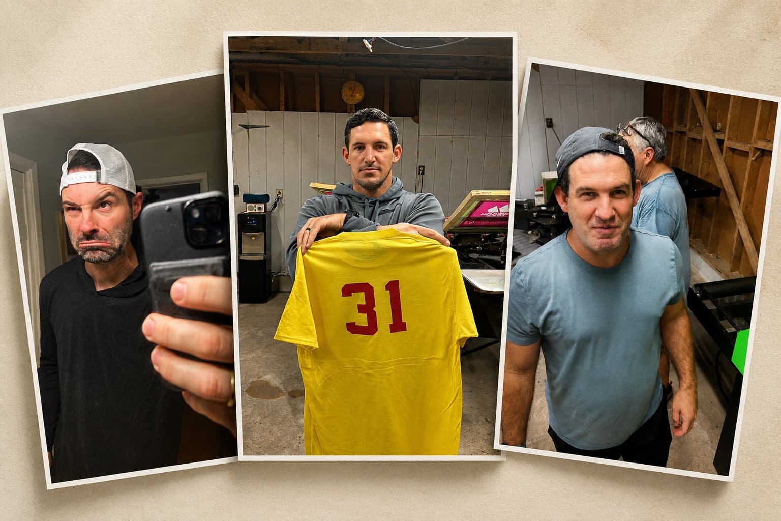 Fresh Local Tees shop photo collage
