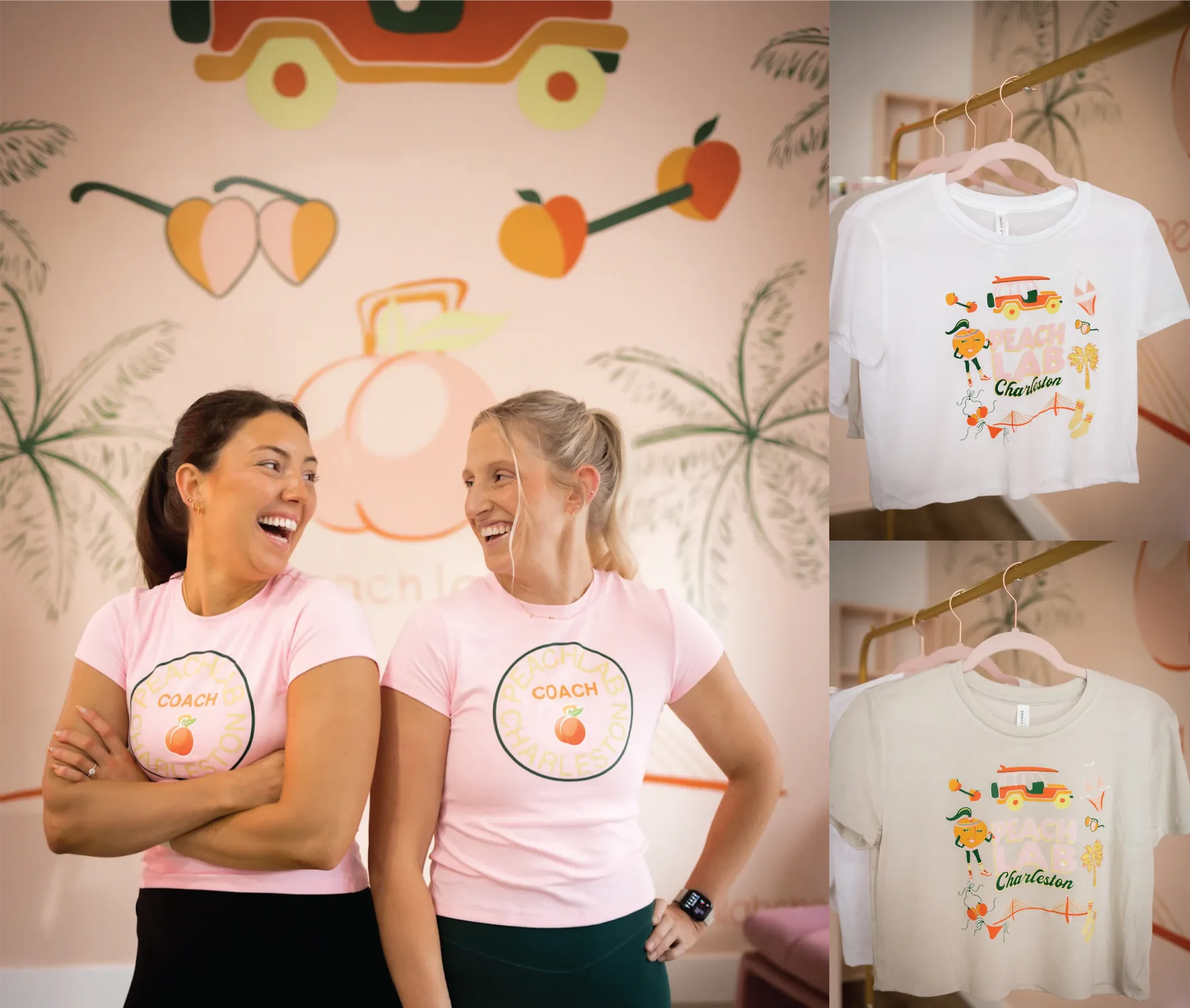 Peach Lab custom apparel by Fresh Local Tees