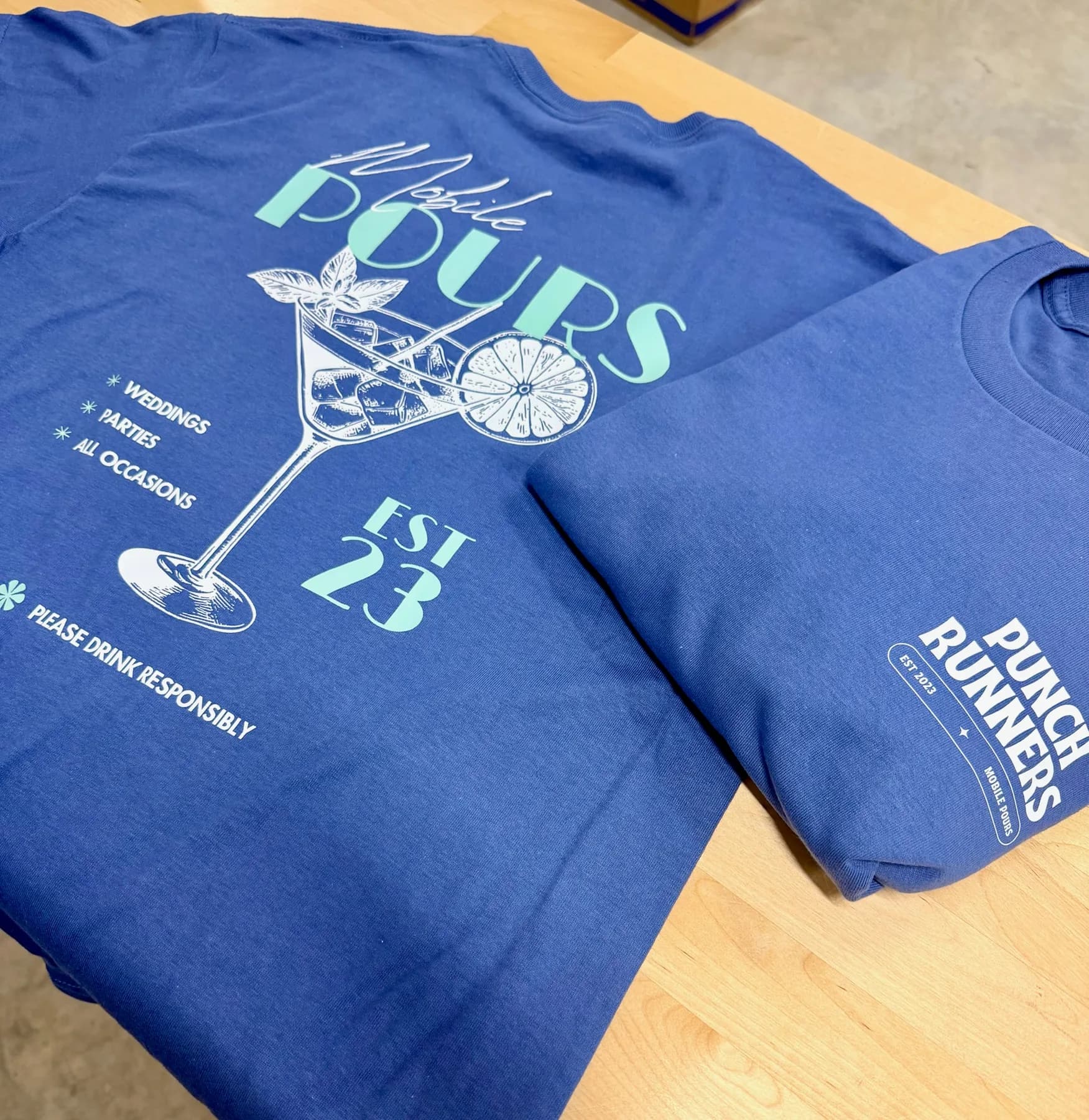 Punch Runners - printed work by Fresh Local Tees
